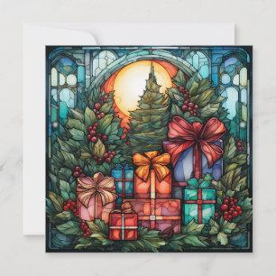 Geschenke aus Glas Weihnachtsgrußkarte