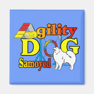 Geschenke aus Samoyed Agility Magnet
