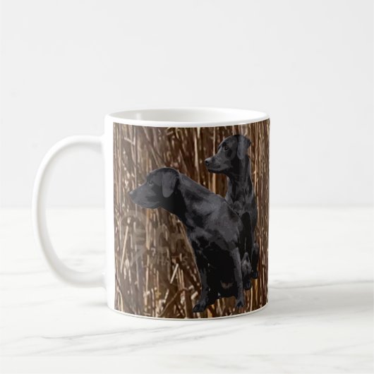 Geschenke aus schwarzem Labor, Labrador Retriever Kaffeetasse (Links)