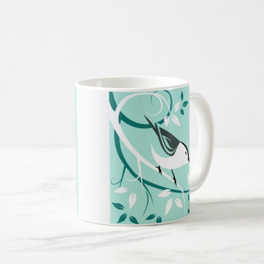 Geschenke aus weißer Brust Kaffeetasse (VorderseiteRechts)