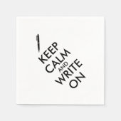 Geschenke Behielt Beruhigung und schreiben auf Pen Serviette (Vorderseite)