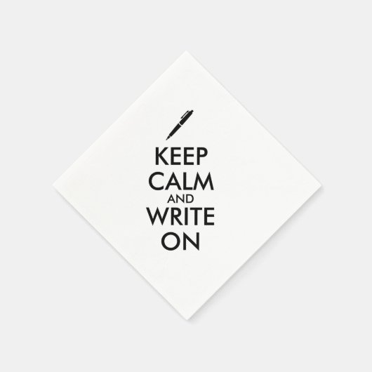 Geschenke Behielt Beruhigung und schreiben auf Pen Serviette (Ecke)