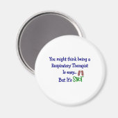 Geschenke der Funny Respiratory Therapy Magnet (Vorderseite/Rückseite)