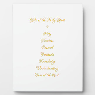 Geschenke Der Heilige Geist in 3D Look Goldene Sch Fotoplatte