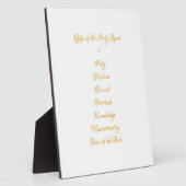 Geschenke Der Heilige Geist in 3D Look Goldene Sch Fotoplatte (Seite)