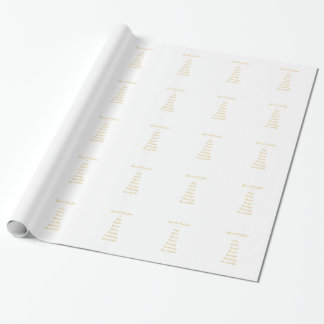 Geschenke Der Heilige Geist in 3D Look Goldene Sch Geschenkpapier