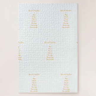 Geschenke Der Heilige Geist in 3D Look Goldene Sch Puzzle