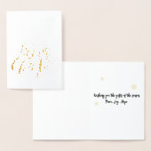 Geschenke der Weihnachtsfolie Folienkarte (Anzeige)