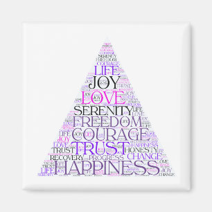 GESCHENKE DES ERHOLUNGS-WORT-WOLKEN-MAGNETEN MAGNET