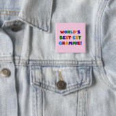 Geschenke des Gut-est Grammie der helle Farbwelt Button (Beispiel)