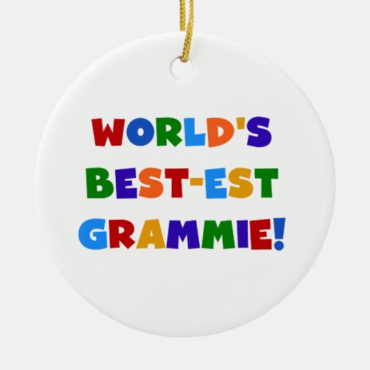 Geschenke des Gut-est Grammie der helle Farbwelt Keramik Ornament (Vorne)