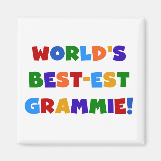 Geschenke des Gut-est Grammie der helle Farbwelt Magnet (Vorne)