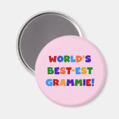 Geschenke des Gut-est Grammie der helle Farbwelt Magnet (Vorderseite/Rückseite)