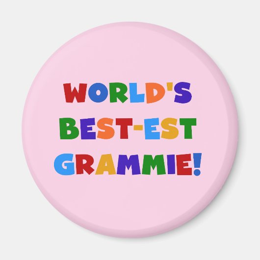 Geschenke des Gut-est Grammie der helle Farbwelt Magnet (Vorne)