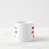 Geschenke des Gut-est Yaya der helle Farbwelt Espressotasse (Vorderseite)