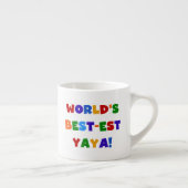 Geschenke des Gut-est Yaya der helle Farbwelt Espressotasse (Rechts)