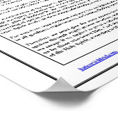 Geschenke des Heiligen Geistes Poster (Ecke)