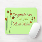 Geschenke des Nonnen-goldene Jubiläum-(50. Mousepad (Mit Mouse)