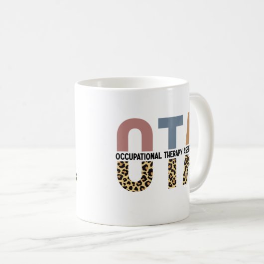 Geschenke des OTA-Assistenten für Arbeitstherapie Kaffeetasse (VorderseiteRechts)
