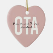Geschenke des OTA-Assistenten für Arbeitstherapie Keramik Ornament (Rechts)