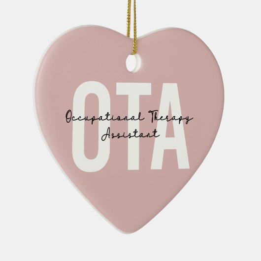 Geschenke des OTA-Assistenten für Arbeitstherapie Keramik Ornament (Rechts)