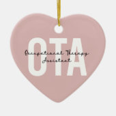 Geschenke des OTA-Assistenten für Arbeitstherapie Keramik Ornament (Vorne)