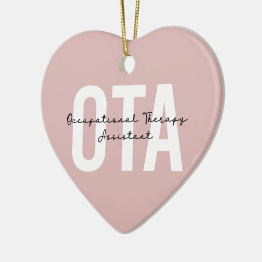 Geschenke des OTA-Assistenten für Arbeitstherapie Keramik Ornament (Links)