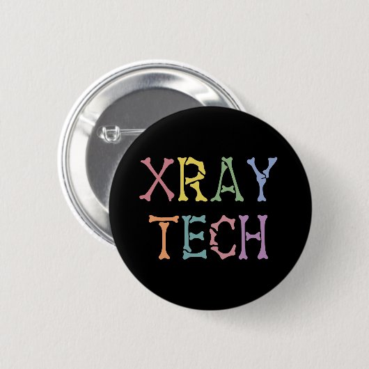 Geschenke des Röntgentechnikers von Xray Tech Button (Vorne & Hinten)