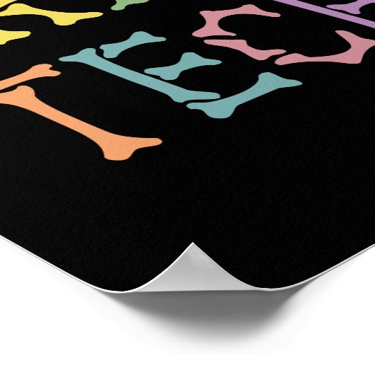 Geschenke des Röntgentechnikers von Xray Tech Poster (Ecke)