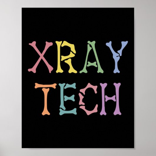 Geschenke des Röntgentechnikers von Xray Tech Poster (Vorne)