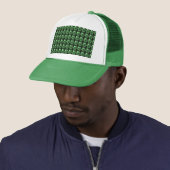 Geschenke des Schein-Hexagon-Smaragdgrün-Musters Truckerkappe (Beispiel)