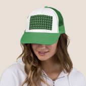 Geschenke des Schein-Hexagon-Smaragdgrün-Musters Truckerkappe (Beispiel)