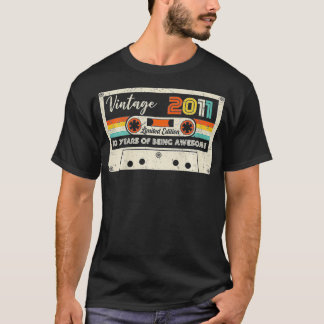 Geschenke für 10-jährige Kinder Vintage 2011 Limit T-Shirt