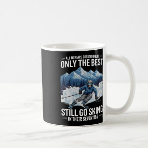 Geschenke für 70. Geburtstag Skifahrer Mann 70 Jah Kaffeetasse