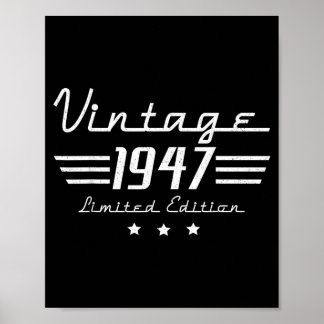 Geschenke für 80-jährige Männer Vintage Clic Auto  Poster