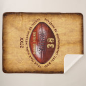 Geschenke für Abiturient-Fußball-Spieler Sherpadecke (Vorderseite (Horizontal))