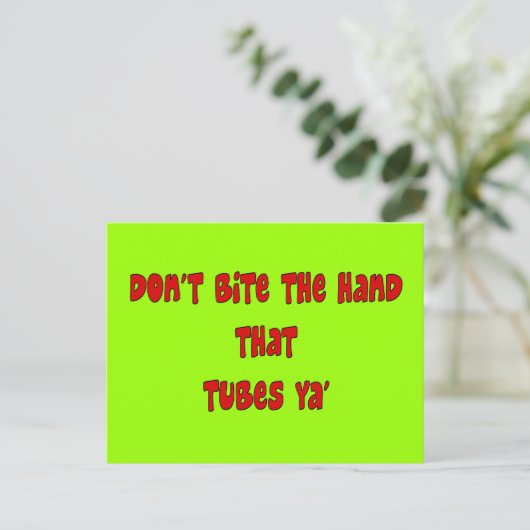 Geschenke für Atemtherapie Postkarte (Stehend Vorderseite)