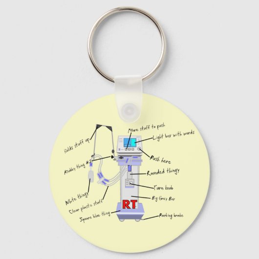 Geschenke für Atemtherapie Schlüsselanhänger (Vorderseite)