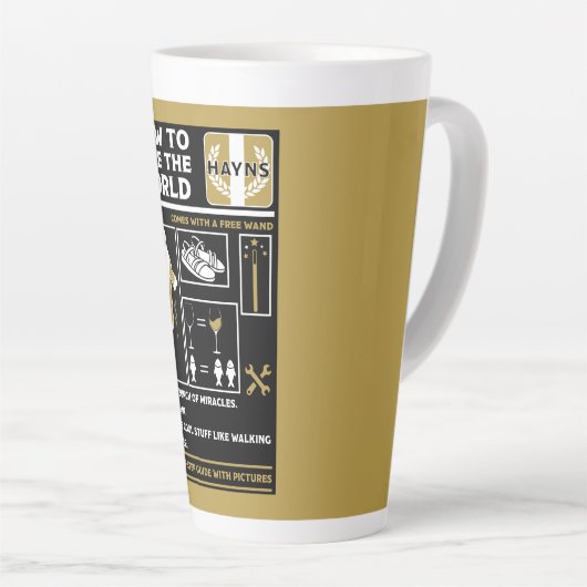 Geschenke für Atheisten Milchtasse (Rechte Ecke)