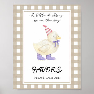 Geschenke für Baby Shower Little Duck Baby Poster