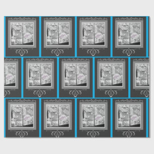 Geschenke für Baby Store Window Black Blue PInk au Geschenkpapier