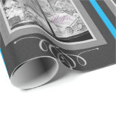 Geschenke für Baby Store Window Black Blue PInk au Geschenkpapier (Rolleneckpunkt)