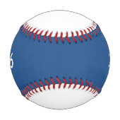 Geschenke für Baseballtrainer - #1 Coach in Blue Baseball (Rückseite)