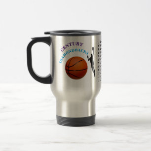 Geschenke für Basketball-Trainer, Ihren Text und Reisebecher