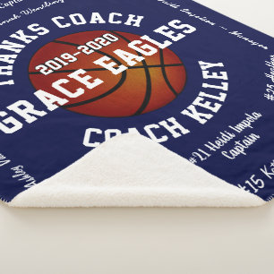 Geschenke für Basketball-Trainer, Sonderanfertigun Sherpadecke