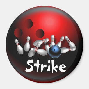 Geschenke für benutzerdefinierte Bowling-Magnete Magnet