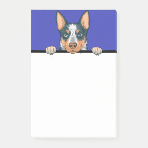 Geschenke für Blue Heeler Australian Cattle Dog Li Post-it Klebezettel