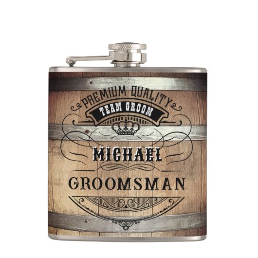 Geschenke für Brautjungfern Flachmann (Vorderseite)