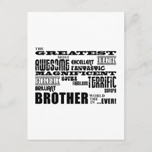 Geschenke für Brüder : Bester Bruder Postkarte