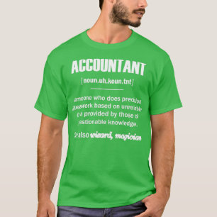 Geschenke für Buchhalter T-Shirt